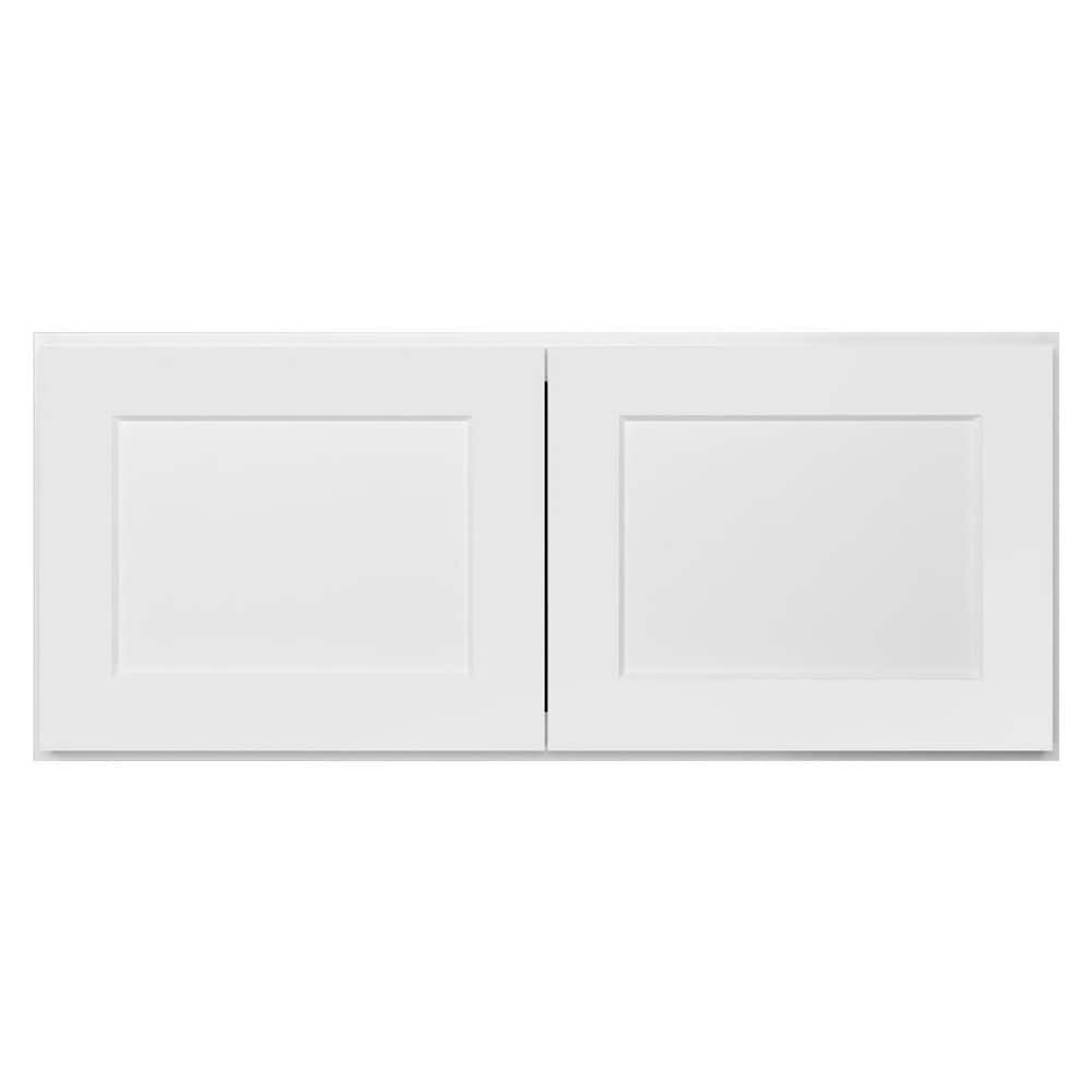 33-in. W x 24-in. D x 15-in. H in Shaker White Plywood Ready to Assemble Wall Bridge Kitchen Cabinet with 2 Doors price history on PriceWatchPro