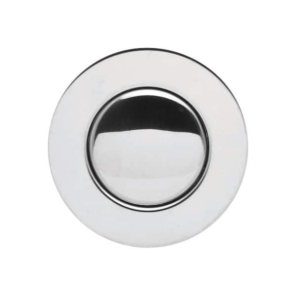 PF WaterWorks Bathroom Pop-Up Drain with Ball Rod, Gray ABS Body w/ Overflow, 1.6-2" Sink Hole, Chrome