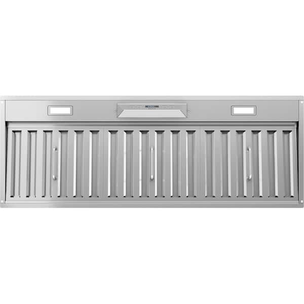 Tornado III 40 in. Shell Only Insert Range Hood with LED Lights in Stainless Steel