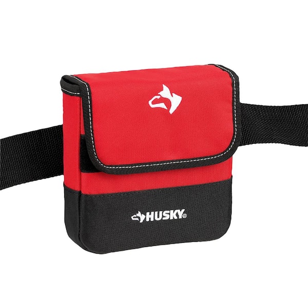 2 in. Quick Release Work Tool Belt with 7 in. Clip On Tool Belt Pouch