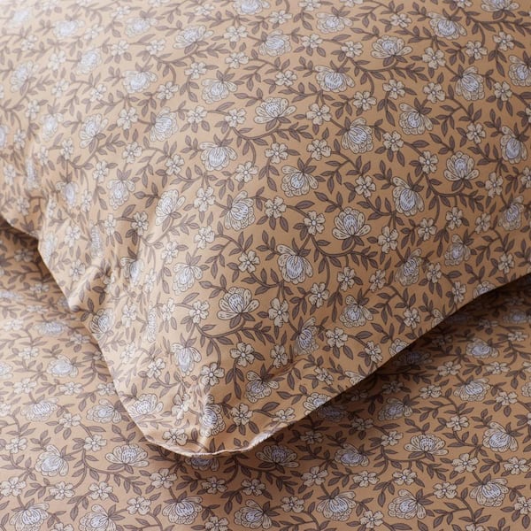 Company Cotton Mini Floral Vine Cotton Percale Sham
