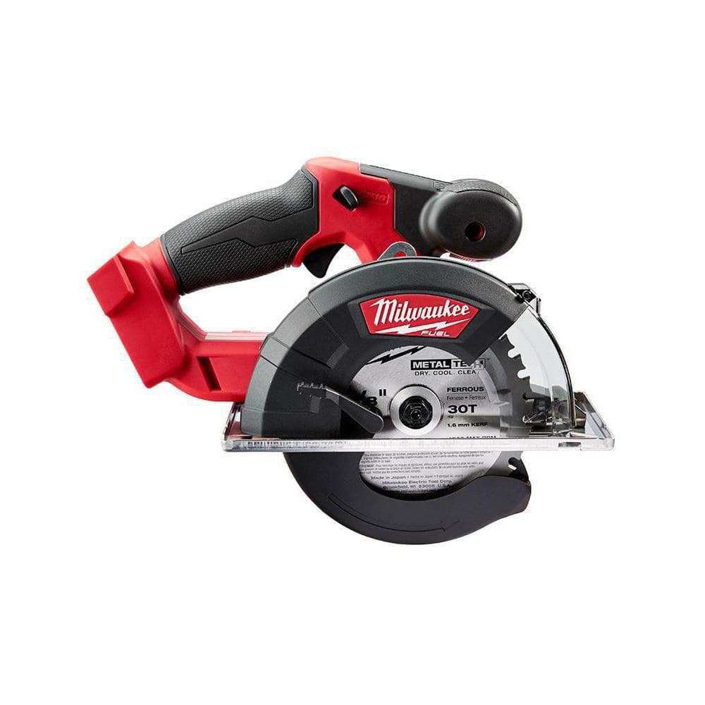 Milwaukee M18 FUEL 18V Lithium-Ion Brushless Cordless Metal Cutting 5-3/8  in. Circular Saw (Tool-Only) w/ Metal Saw Blade 2782-20 The Home Depot