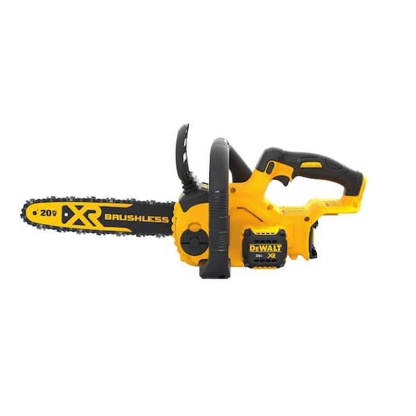 DEWALT 20V MAX 12in. Brushless Battery Powered Chainsaw Tool Only