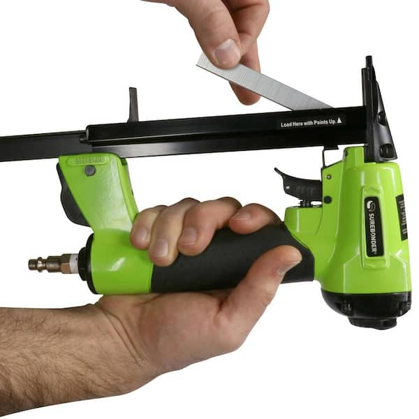 Surebonder Upholstery Pneumatic Stapler With Carrying Case