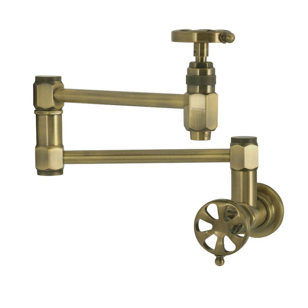 Belknap Wall Mount Pot Filler in Antique Brass price history on PriceWatchPro