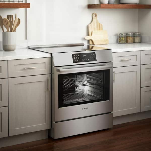 30 Inch Stainless Steel Induction Range with Convection Oven