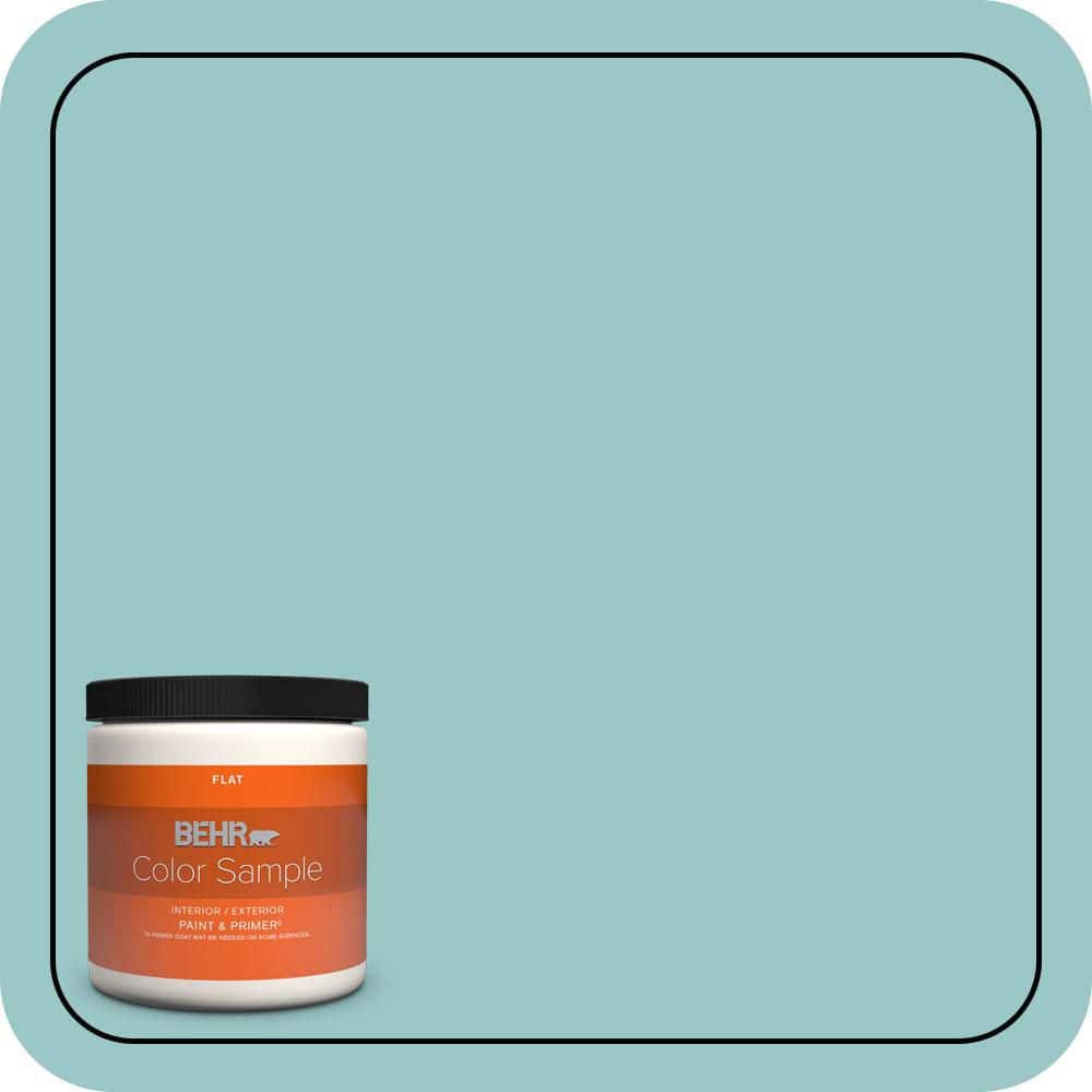 8 oz. #MQ6-08 Aquifer Flat Interior/Exterior Paint & Primer Color Sample price history on PriceWatchPro