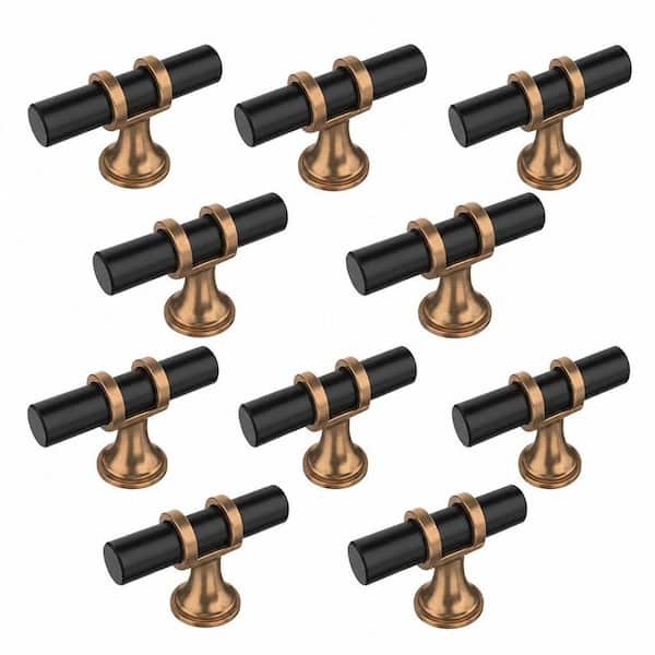 black knobs for dresser Numhew 10-Pack Champagne Bronze and Matte Kitchen Cabinet Cabinet Hardware Zinc Knobs Drawers SHEIN EZwear Boho Blue style:12054255 Size:3 First find the installation