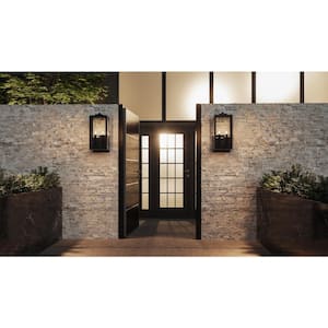 Westover 2-Light Earth Black Outdoor Wall Lantern Sconce