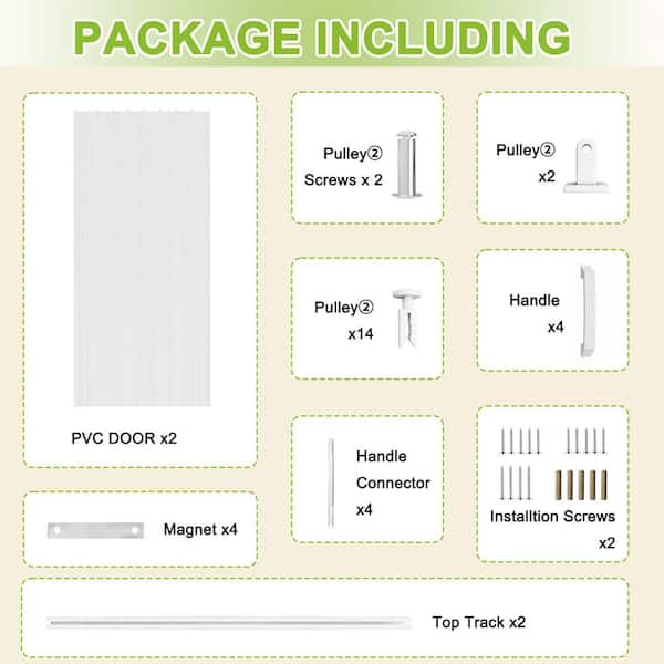 ARCSABER11PRO2本 ARK DESIGN 72 in. x 80 in. White Finished Single Layer PVC Panel