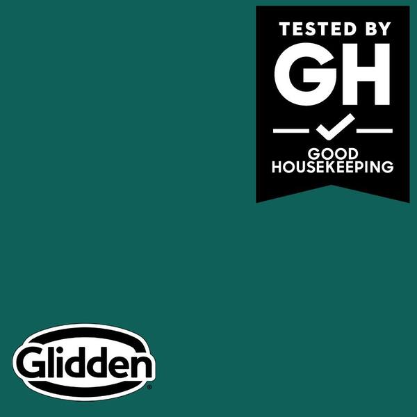 Glidden Premium 1 gal. PPG1142-7 Empress Teal Flat Interior Latex Paint