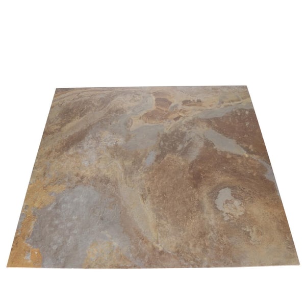 Armstrong New Slate Mesa Stone 12 in. x 12 in. Residential Peel and Stick Vinyl Tile Flooring (45 sq. ft. / case) Armstrong New Slate Mesa Stone 12 in. x 12 in. Residential Peel and Stick Vinyl Tile Flooring (45 sq. ft. / case)
