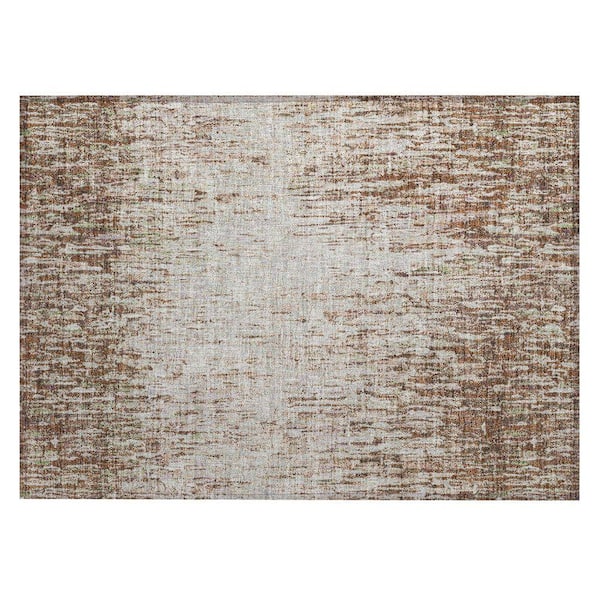 Chantille Machine Washable Indoor/Outdoor Abstract ACN2439 Paprika 2 ft. x 3 ft. Accent Rug