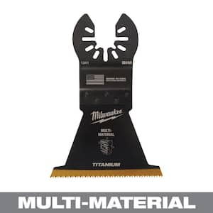 2-1/2 in. Titanium Bi-Metal Universal Fit Wood and Metal Cutting Multi-Tool Oscillating Blade (1-Pack)
