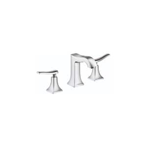 Metris C 8 in. Widespread Double Handle Bathroom Faucet in Chrome