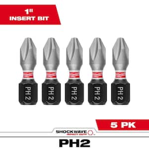 Milwaukee SHOCKWAVE Impact Duty 1 in. Phillips #2 Alloy Steel