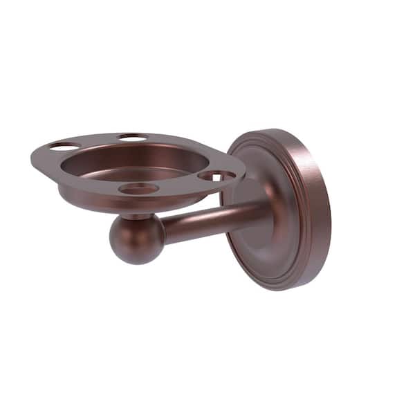 Regal Collection Wall Mounted Tumbler Holder/Toothbrush Holder in Antique Copper