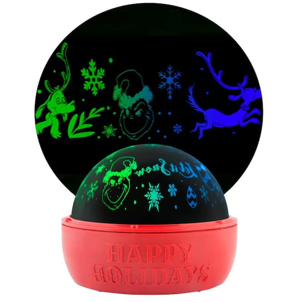 5.12 in. Christmas LightShow Tabletop ShadowLights Grinch