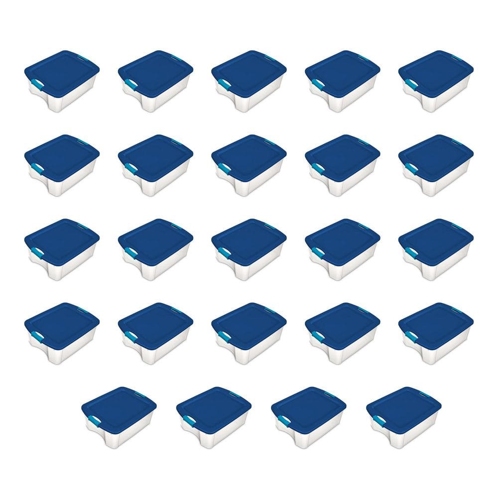 12 Gal. Latch and Carry Storage Bin Box Container (24-Pack) price history on PriceWatchPro