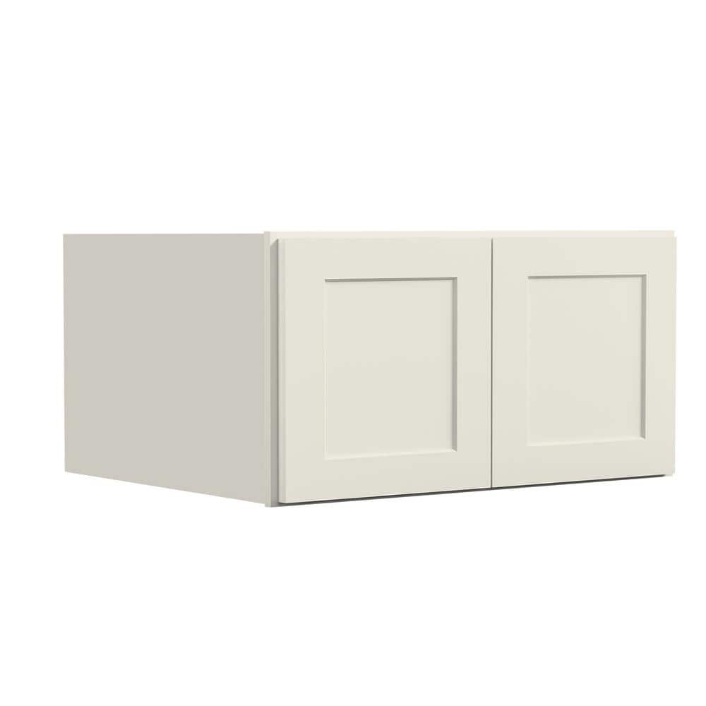 33 in. W x 24 in. D x 18 in. H in Antique White Plywood Ready to Assemble Kitchen Wall Cabinets with 2-Doors price history on PriceWatchPro