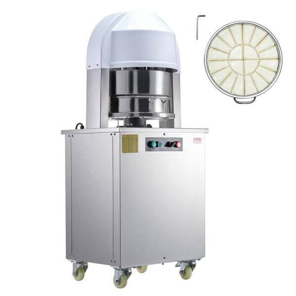 Electric Dough Divider, 20 PCS, 2.12oz. - 9.17oz. Equal Dough Cutter with Pure Copper Motor and 304 Stainless Steel Tray