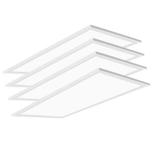 2 ft. x 4 ft. 175-Watt Equivalent Integrated LED Troffer Panel Light, 5000K White LED Panel Light (4-Pack)