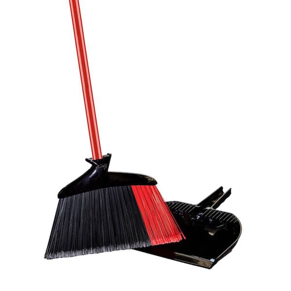 Indoor/Outdoor Angle Broom and Dustpan Set