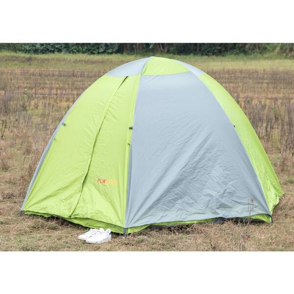 PLAYBERG Camping Folding Tent with Screen Exterior QI003445