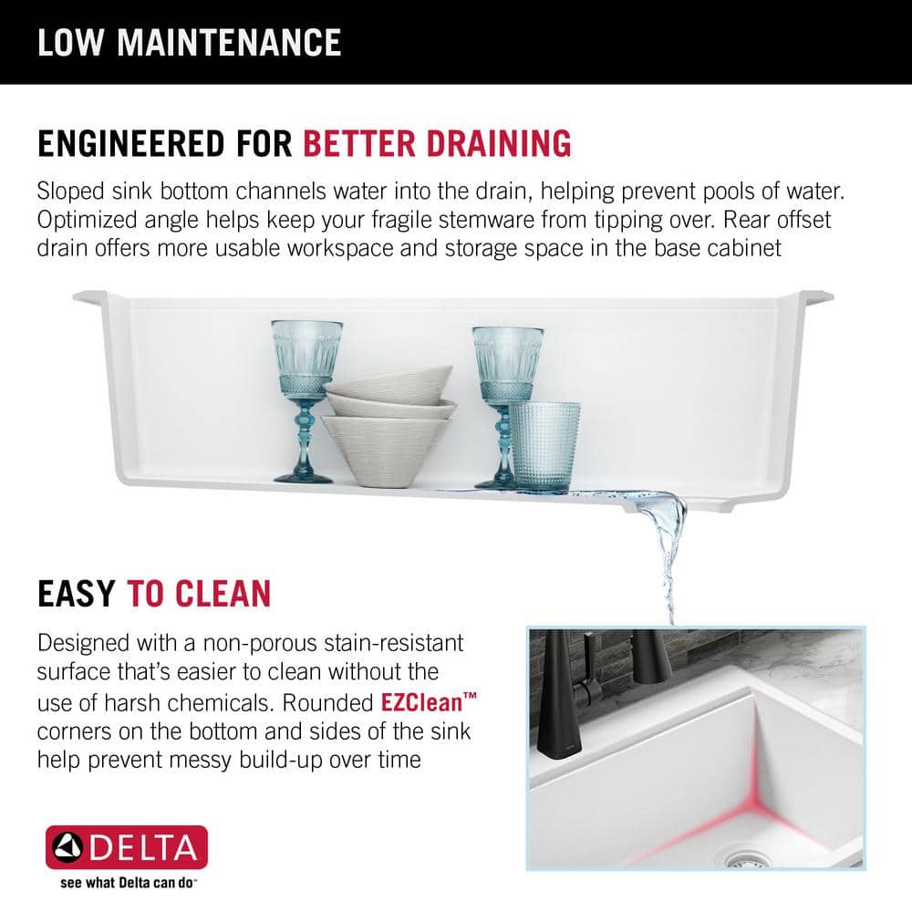 White Granite Composite Single Bowl Workstation Kitchen Sink