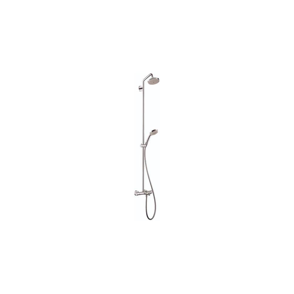 Hansgrohe Croma 63 in. Dual Showerhead and Handheld Showerhead in