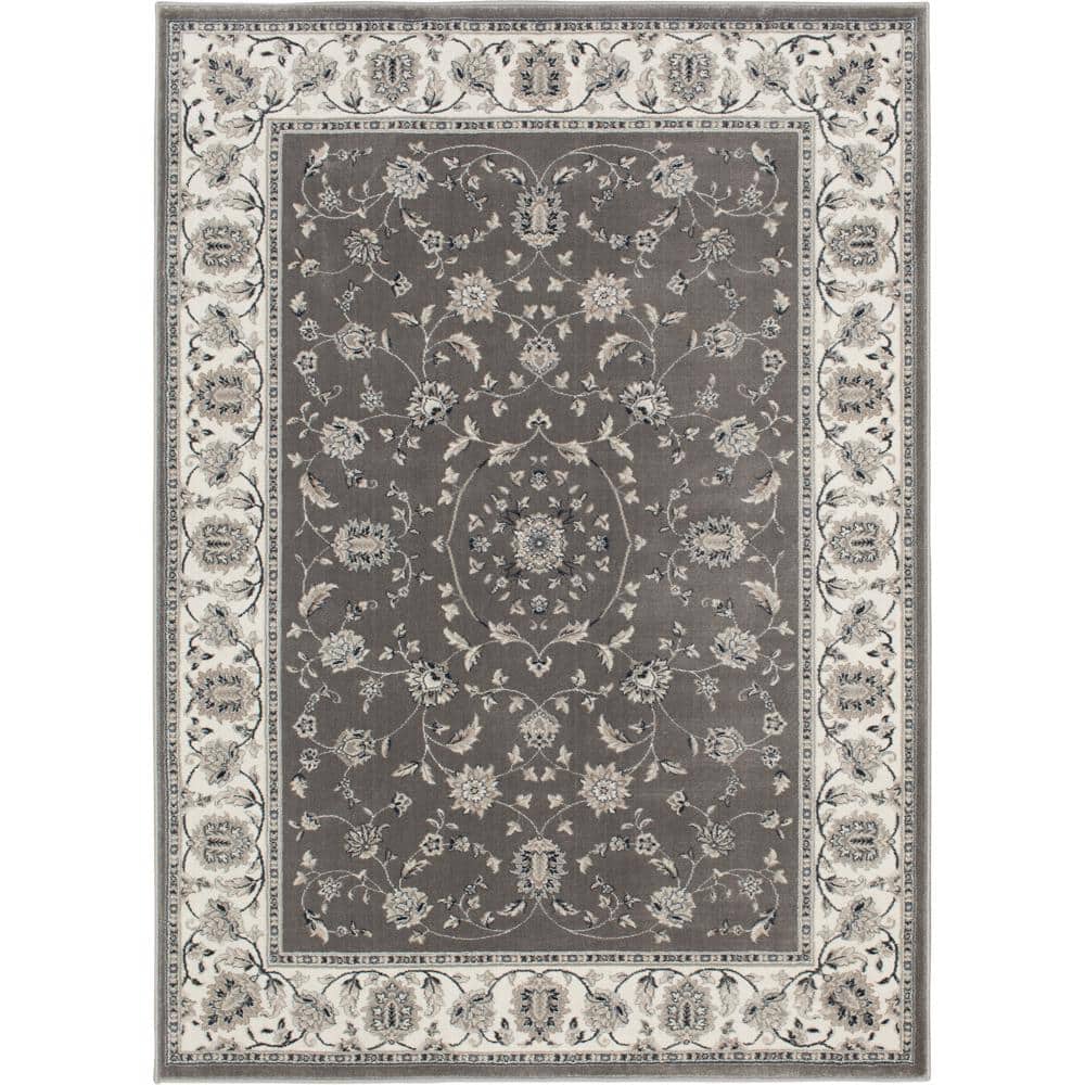 Natco Kurdamir Rockland Dove 8 ft. x 11 ft. Traditional Polypropylene