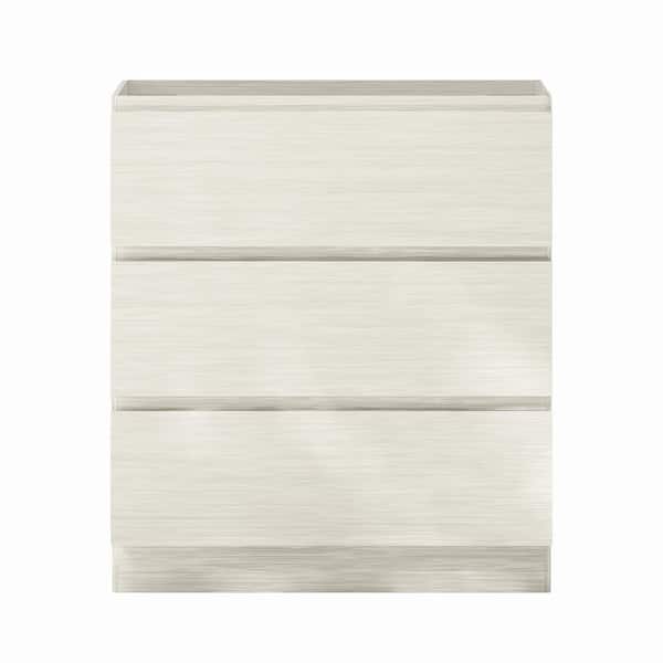 Liberte 30 in. Freestanding Bath Vanity Cabinet without Top in White Oak