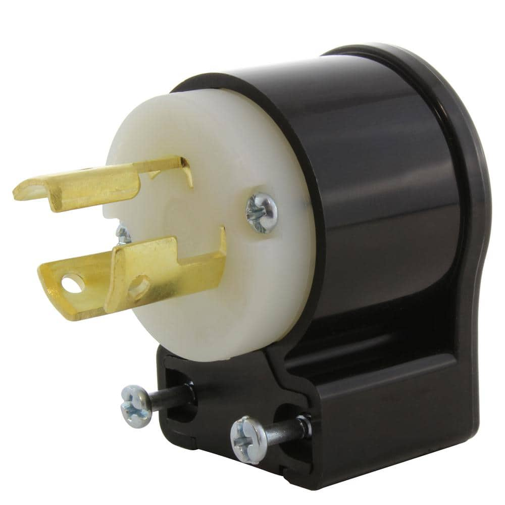 AC WORKS 15 Amp 125-Volt NEMA L5-15P 3-Prong All Angles Elbow ...