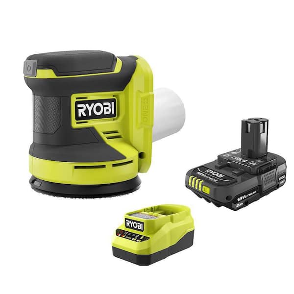 ONE+ 18V Cordless 5 in. Random Orbit Sander with 2.0 Ah Battery and Charger Kit