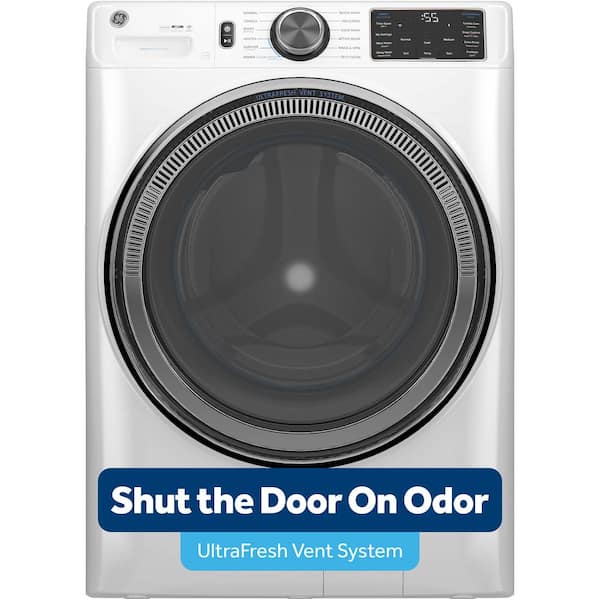 4.8 cu. ft. Smart White Front Load Washer with OdorBlock UltraFresh Vent System and Sanitize with Oxi