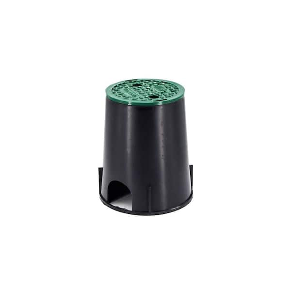 Unbranded 6 in. Round Irrigation Ground Valve Box & Lid Combo