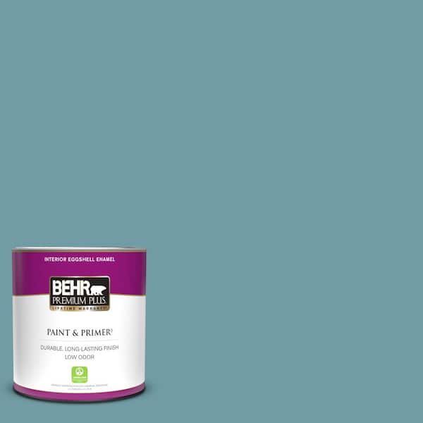 BEHR PREMIUM PLUS 1 qt. #PPU13-07 Voyage Eggshell Enamel Low Odor Interior Paint & Primer