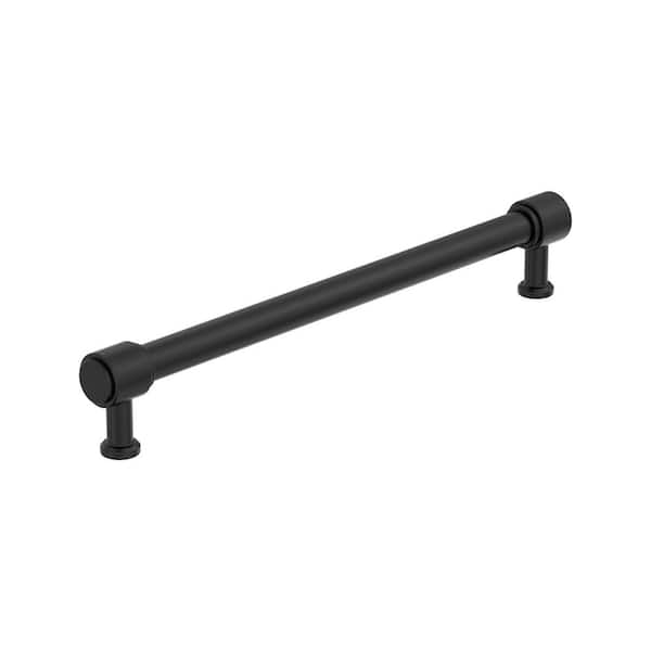 Amerock Faircrest 12 in. (305mm) Center-to-Center Matte Black Classic Appliance Pull