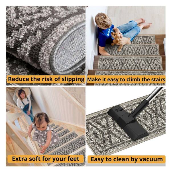 14PCS Non Slip Rug Gripper Carpet Runner Reusable Anti Slip Pads