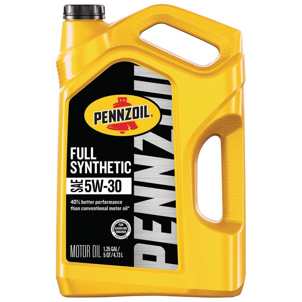 Pennzoil Full Synthetic Motor Oil SAE 5W-30 Motor Oil 5 Qt. 550058602 - The  Home Depot