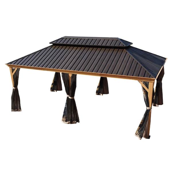 KOZYARD Alexander 12 ft. D x 9 ft. H x 20 ft. W Aluminum Hardtop