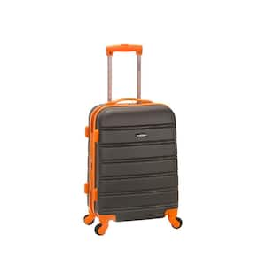 Melbourne 20 in. Expandable Carry on Hardside Spinner Luggage, Charcoal