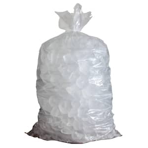 (120 Pack) 35x55 inch Large Heavy Duty Clear Trash Bags - Yard Trash Bags, Leaves, Lawn and Leaf Bags, Recycling Garbage Bags, Construction