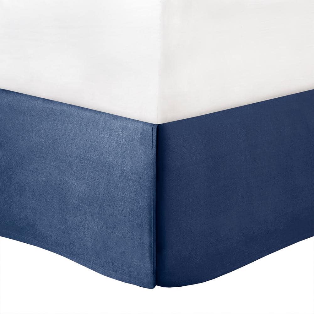 Navy and Gray Jacquard King Comforter Set with Decorative Pillows