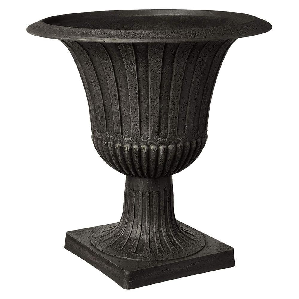 Worthington 20 in. x 21 in. Black PSW Urn