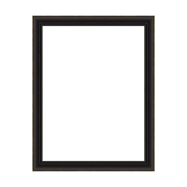 Amanti Art Mirror Makeover Trio Oil Rubbed Bronze 29.25 in. W x 37.25 in. H Bathroom Mirror Frame Border Kit-Fits a 28 x 36 mirror