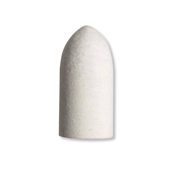3/8 in. Rotary Tool Felt Polishing Cone for Ferrous Metals, Stones, Glass, and Ceramics