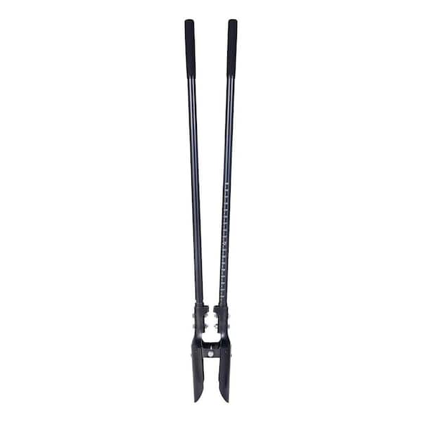 5.71 cu. ft. Post Hole Digger with Carbon Steel Handle Scale Marks Manual Hole Digger