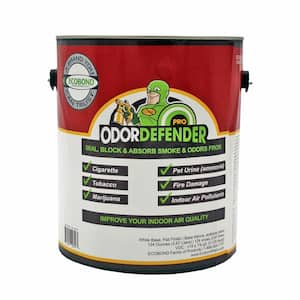 OdorDefender, 1-Gal. Off White Flat Smoke Eliminator & Odor Blocking Paint