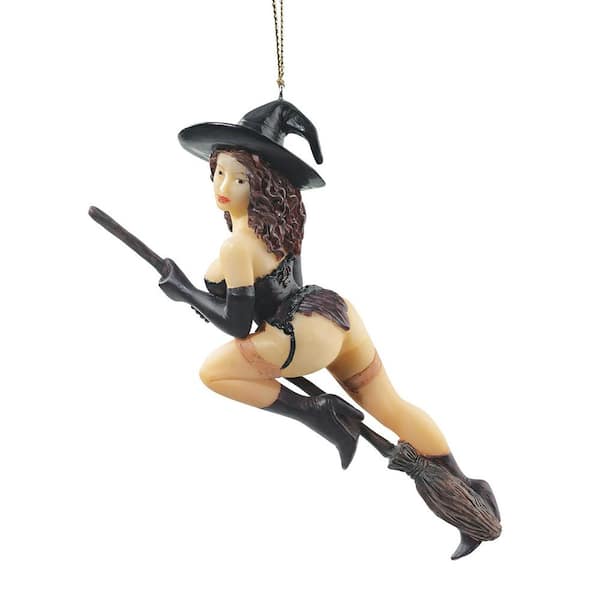 Design Toscano 2.5 in. Temptress Witch Holiday Ornament